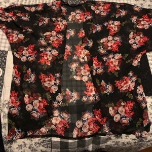 🌺 Floral Kimono cover up